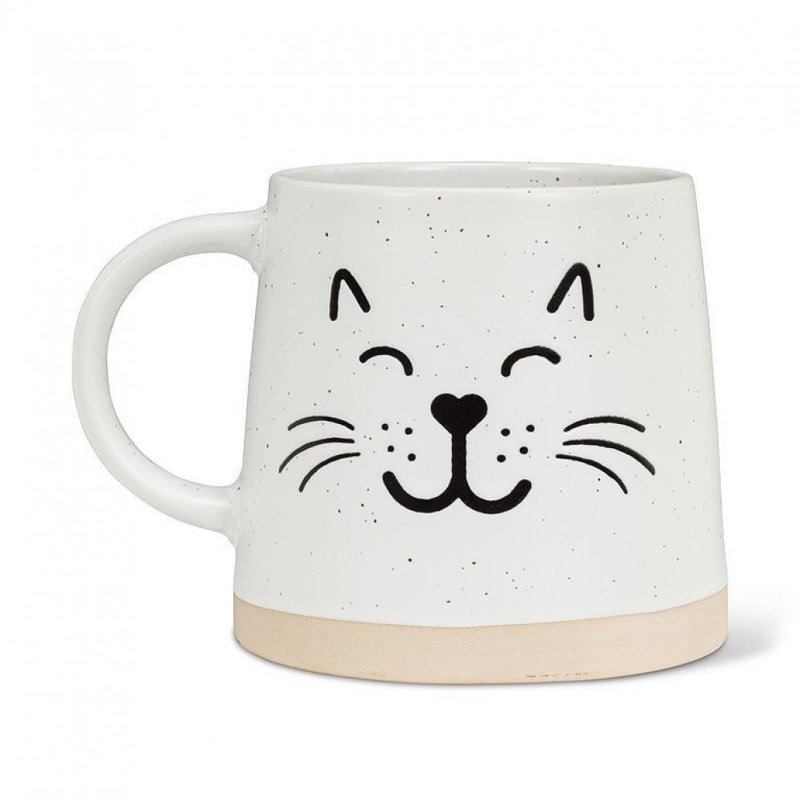 Tasse à imprimé visage de chat