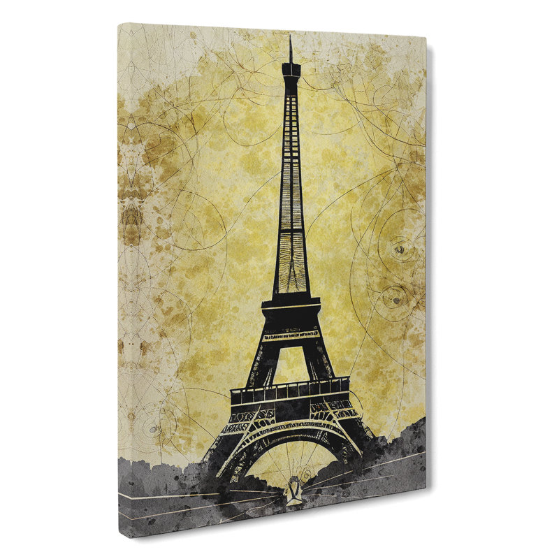 Splendid Eiffel Tower - Wrapped Canvas, 50cm H x 35cm W x 3cm D