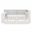 Lit plateforme en bois avec tablettes de rangement, tiroirs, station de charge, DEL, bureau et tête de lit tapissier-802707400-802707415