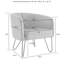 Fauteuil demi-tonneau en velours 25,5 po Livingston-1892632900