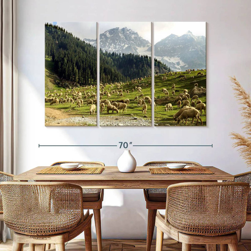 Brampt Kashmir Valley Sheep, 42" H x 65" W