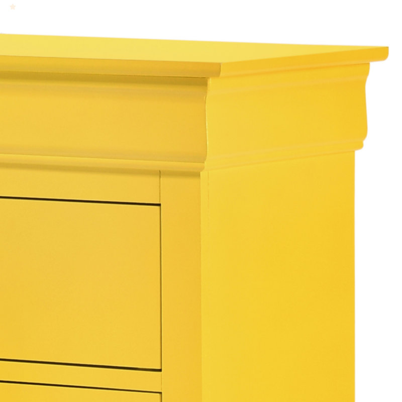 Commode de style traditionnel, Jaune