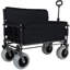 Chariot pliant avec banquette et chariot utilitaire pliable 3 en 1 avec pneus de plage tout-terrain d'une capacité de 500 lb-1614299480