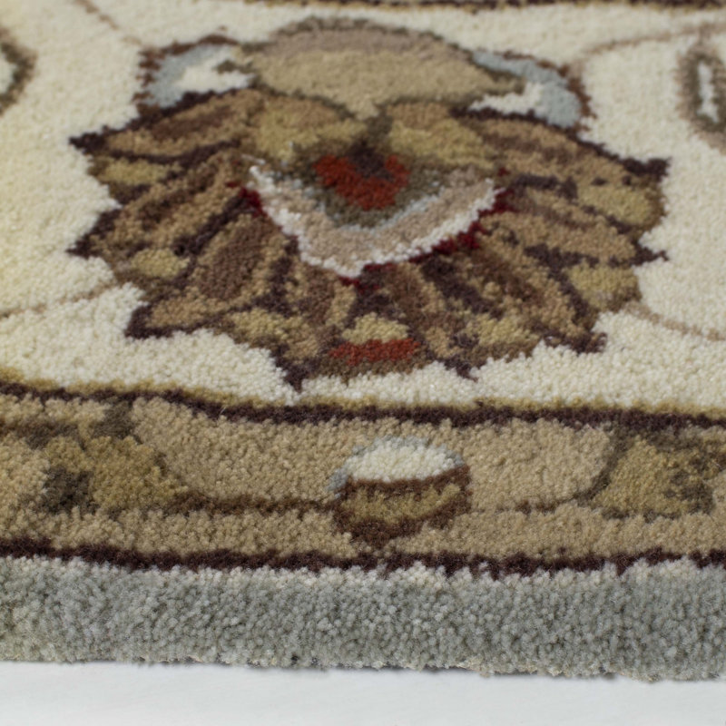 Total Performance Hand Hooked Performance Oriental Rug, Round 8'