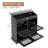 35" Tall Storage Cabinet With 4 Doors-132548602