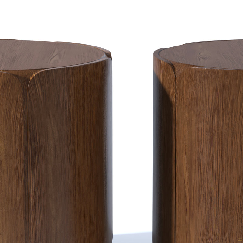 Ensemble de tables d'appoint 19,29 po H, Brun