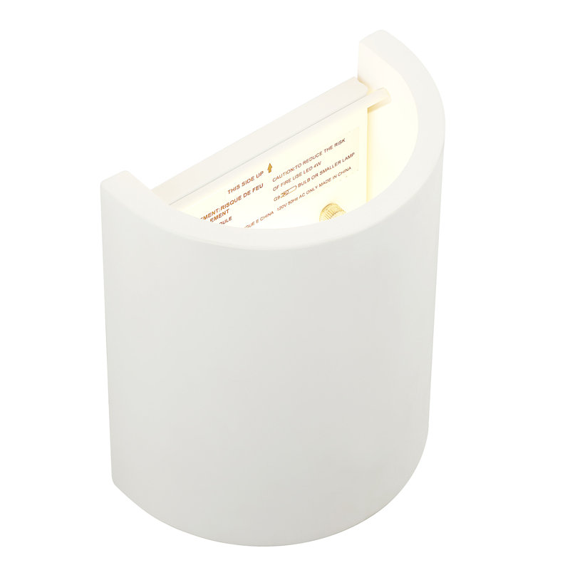 Runald Wall Sconce, White