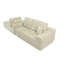 Canapé modulaire Cloud avec méridienne en forme de L, canapé modulaire moderne avec siège profond, fauteuils rembourrés pour la chambre à coucher du salon, aucun assemblage requis