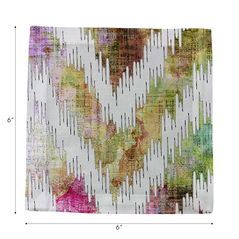 Cotton Blend Square Napkins, Richesse