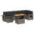 Vidaxl Garden Sofa Set Gray