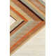 Chevron Handmade Tufted Wool Brown/Beige Area Rug