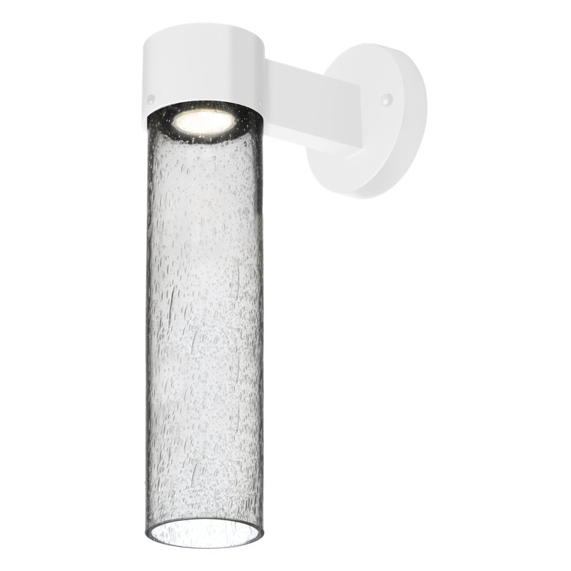 Cattalina Wall Light, 17.5" H x 5" W x 8.5" D, White, Clear