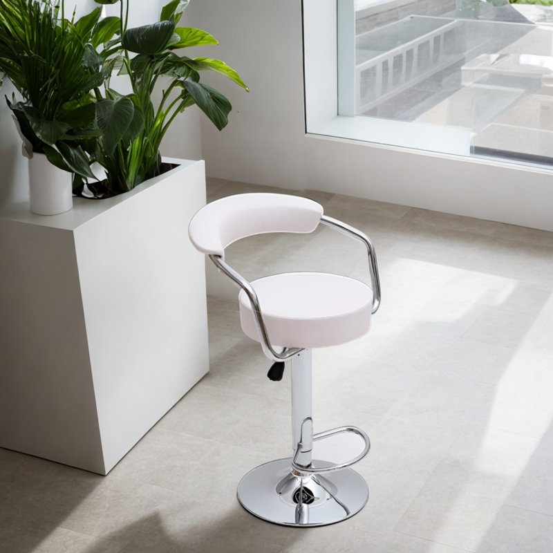Tabouret réglable Maxxin, Blanc