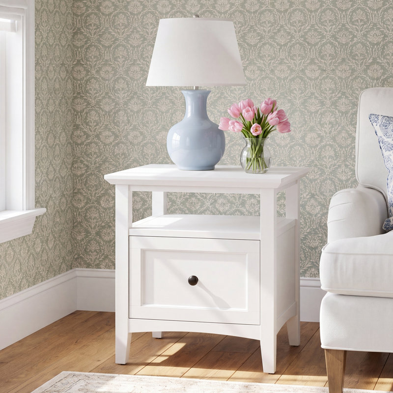 Renee Square End Table, Blue