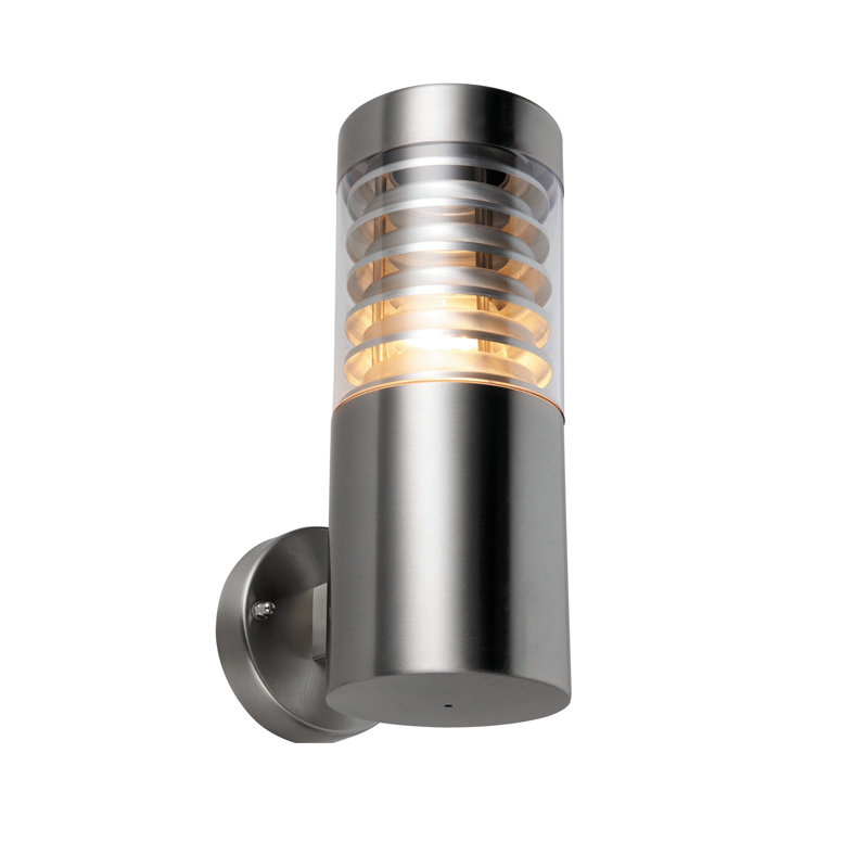 Pellen Brushed Stainless Steel Outdoor Armed Sconce