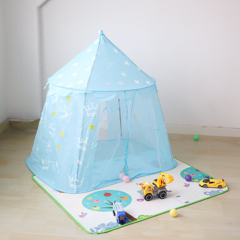 Zoomie Kids 121cm W x 85.5cm D Pop-Up Play Tent, Blue