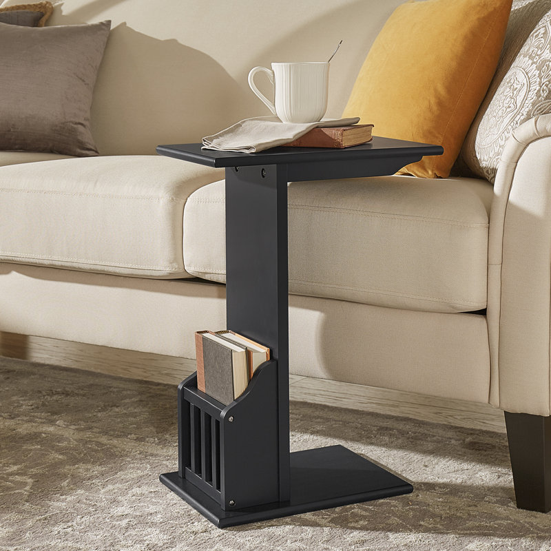Table de bout Bethany, Noir vulcain