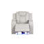 Fauteuil inclinable électrique à DEL en similicuir-1640981947