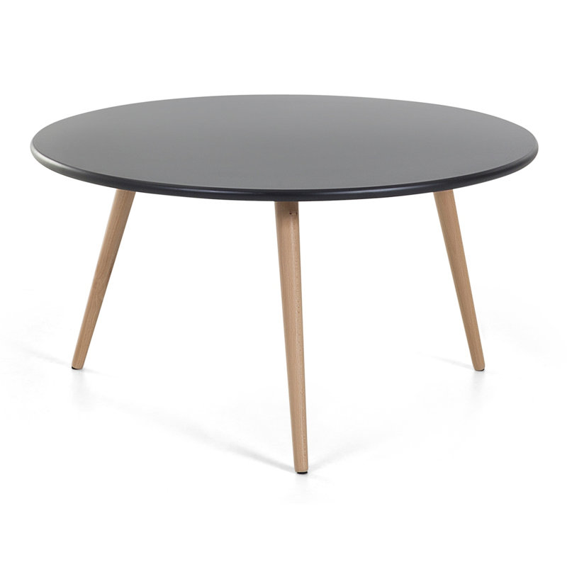 Nessa Three Leg Coffee Table, Black