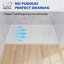 60 po X 32 po Base rectangulaire en acrylique pour salle de bain avec bonde droite-118624755-118624759