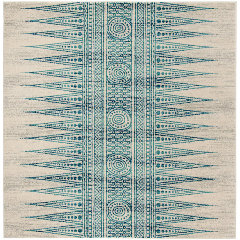 Allard Performance Southwestern Rug, Square 6'7"