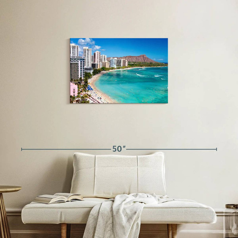 Gillard bleu Waikiki Gillard, H 20 po x l 30 po
