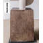 Ornement de plancher abstrait en bois sculpté