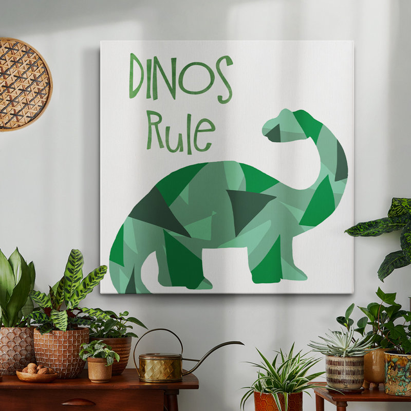 Toile tendue avec châssis Dinos
