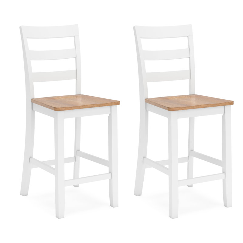 Malkin Counter Height Barstool, White