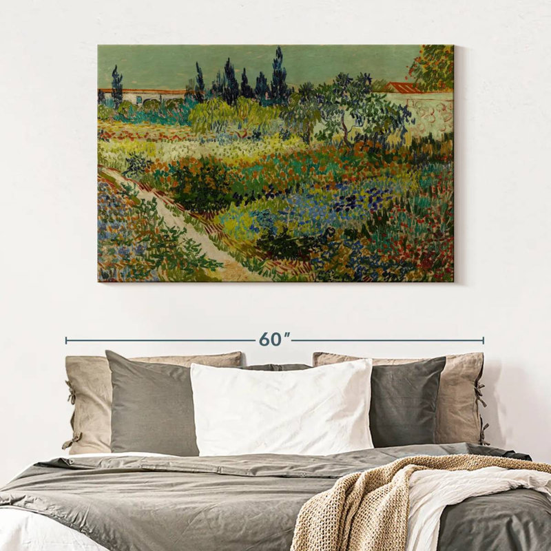 Alvord Garden At Arles, 34" H x 51" W
