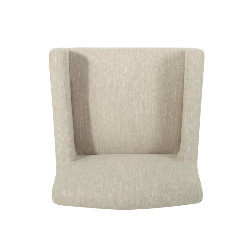 Alighiero Solid Wood Stool, Beige/Weathered Brown, 2, Bar Stool (30.5" Seat Height)