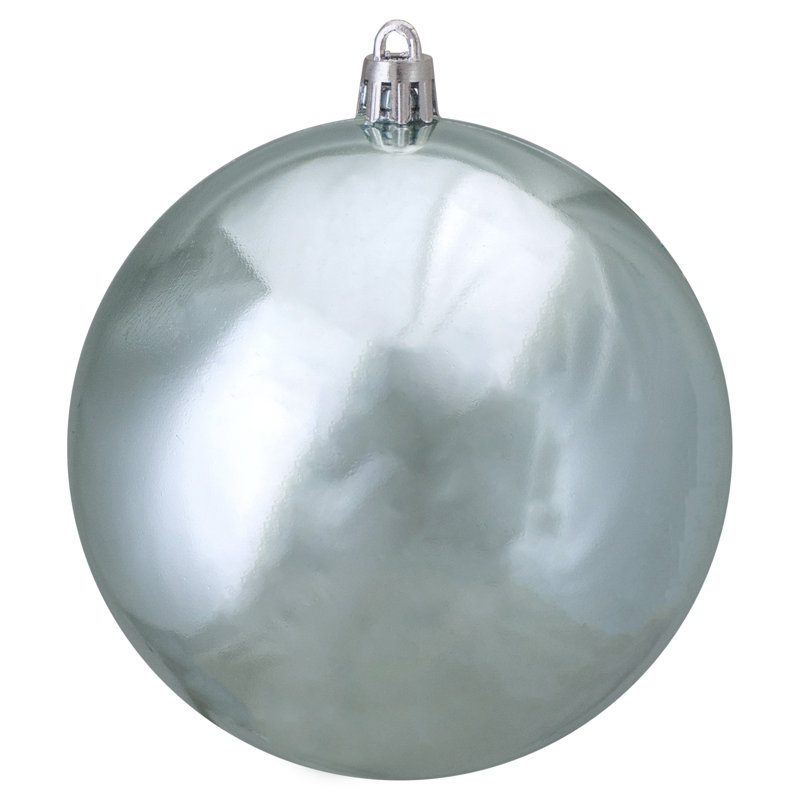 Boules de Noël Bubblegum incassables à 4 finitions, H 4 po x l 4 po x P 4 po, Bleu sirène