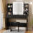 Greyden Vanity Set With LED Mirror & Built-in Outlets-1582080502