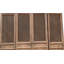 Portes moustiquaires pliantes en pin brut