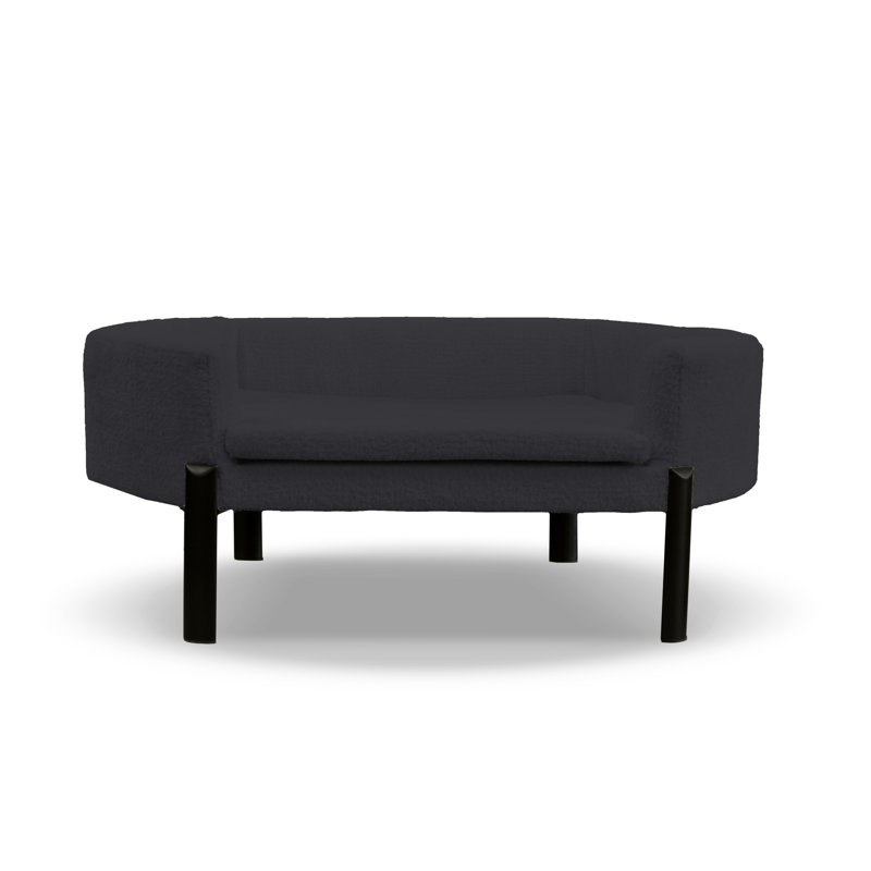 Oval Pet Bed, Black