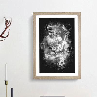 Buddha Surrounded - Framed Print