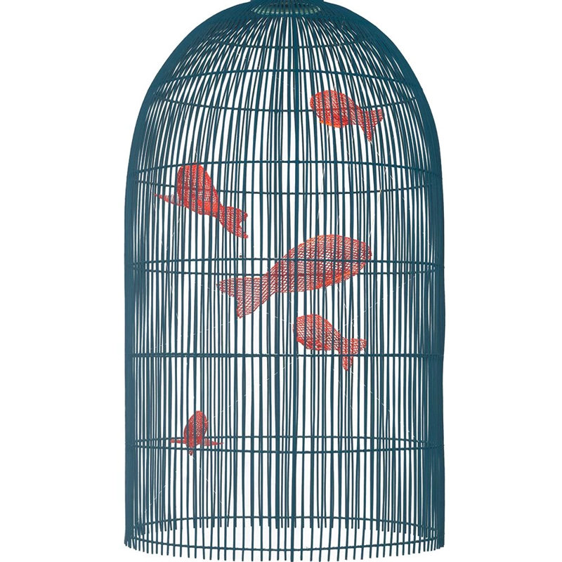 Fish Tales 1 - Light Pendant, 52.5" H x 28" W x 28" D