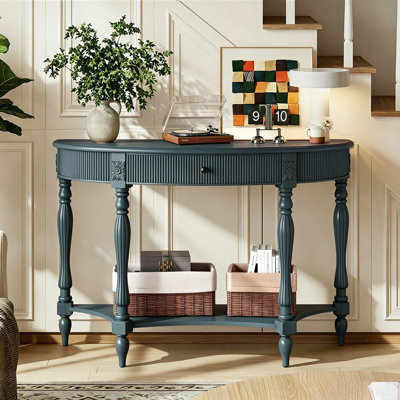 Console de 45 po en demi-lune Farmhouse