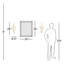 Marida 2 - Light Dimmable Gold Wallchiere
