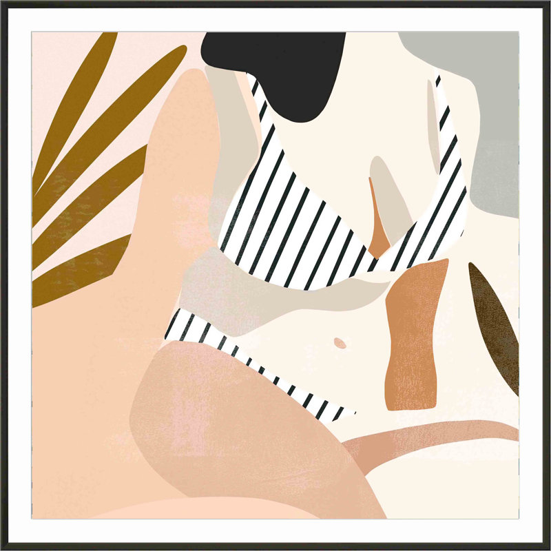 «Trieste Summer IV» par Victoria Borges - impression encadrée, Noir, H 18 po x l 12 po