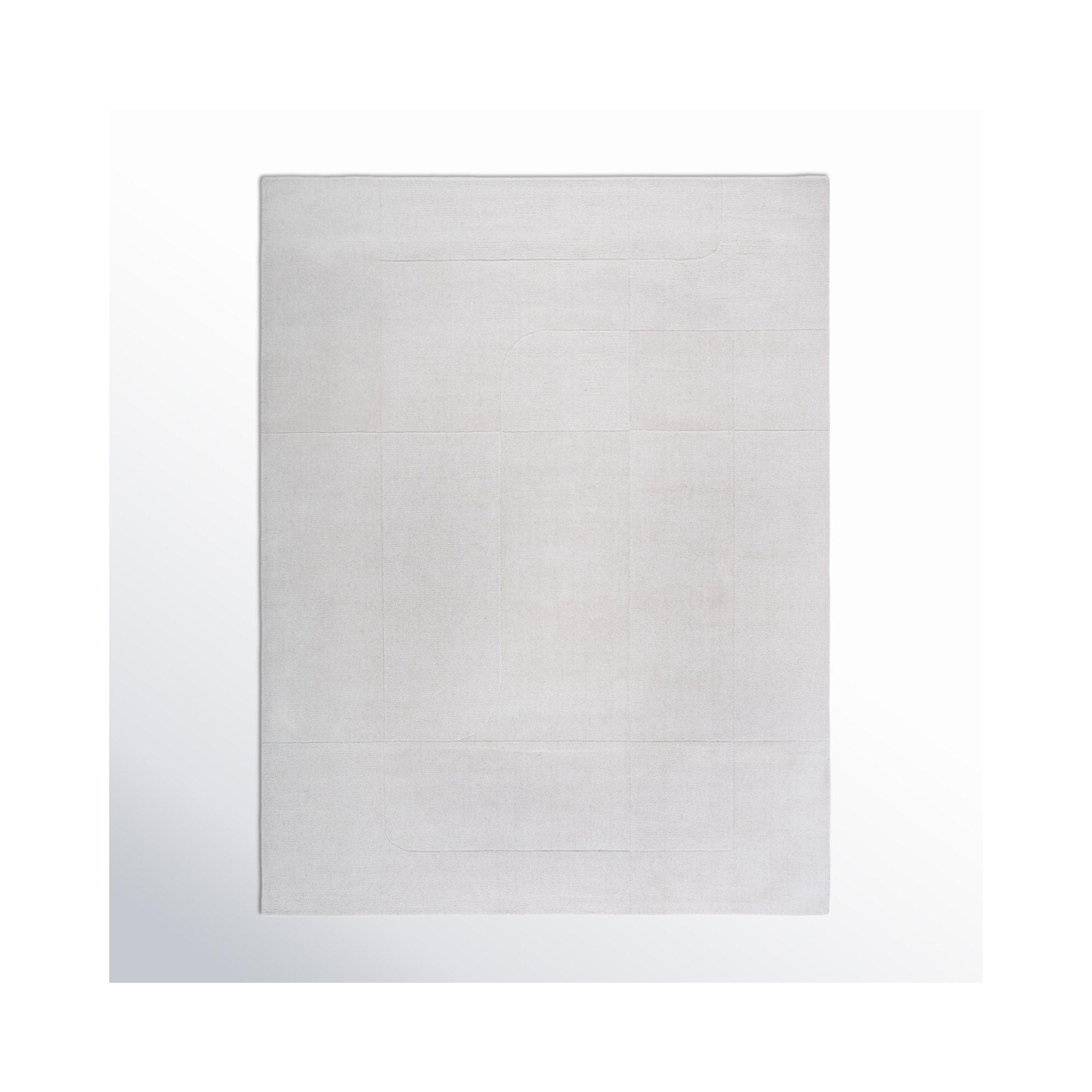 Kyrie Hand Loomed Ivory Rug, Rectangle 8' x 10'