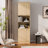 74.8'' H X 22.1'' W Manufactured Wood Standard Bookcase with Adjustable Shelves-1359993532