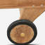 Chaise longue d'extérieur inclinable en bois massif