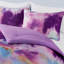 Ensemble d'édredon à imprimé de teinture par aquarelle avec coussin décoratif-121108017