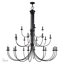 Grand lustre 2 niveaux 12 lumières bronze-2138923749-2138923748