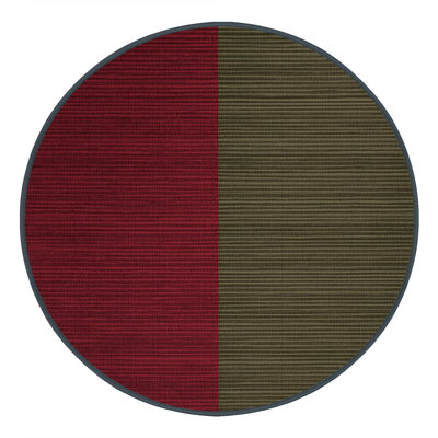 Machine Washable Horizontal Stripes Red Area Rug