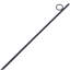 Piquet de tente en acier renforcé 3/8 x 18 pouces, 6 pièces, extrémités angulaires noires, pour campings et auvents