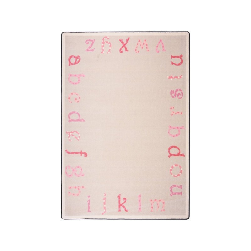 Tapis à pois ABC par Joy Carpets, Rectangle 5 pi 4 po x 7 pi 8 po