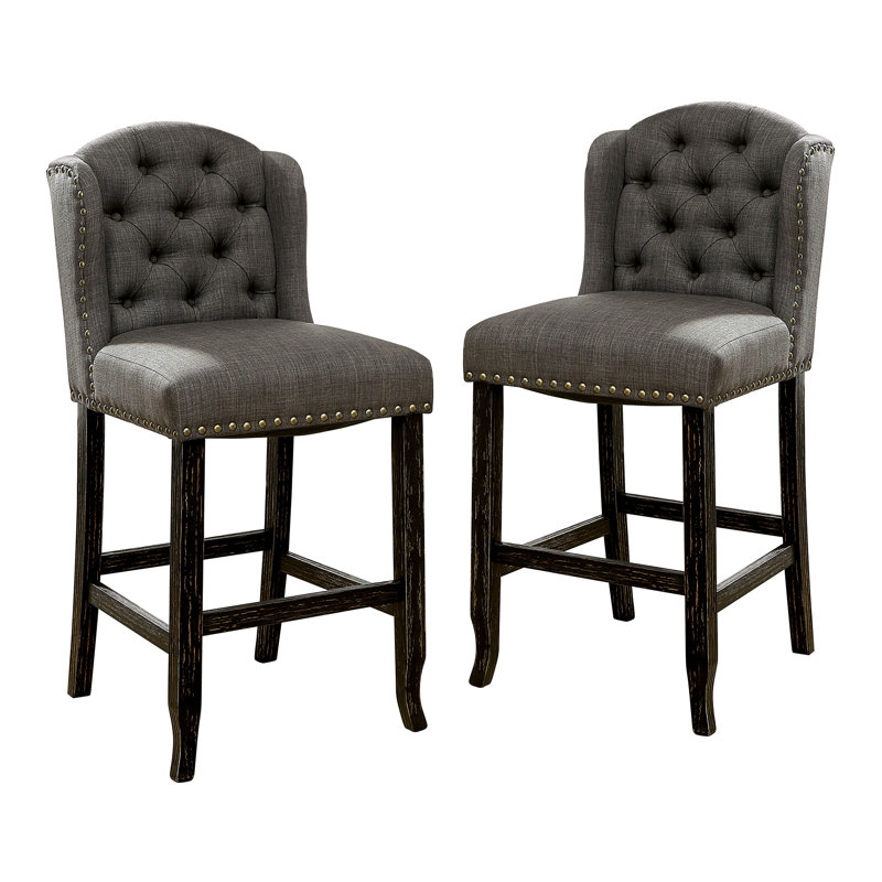 Adler 25.25" Counter Stool, Dark Gray
