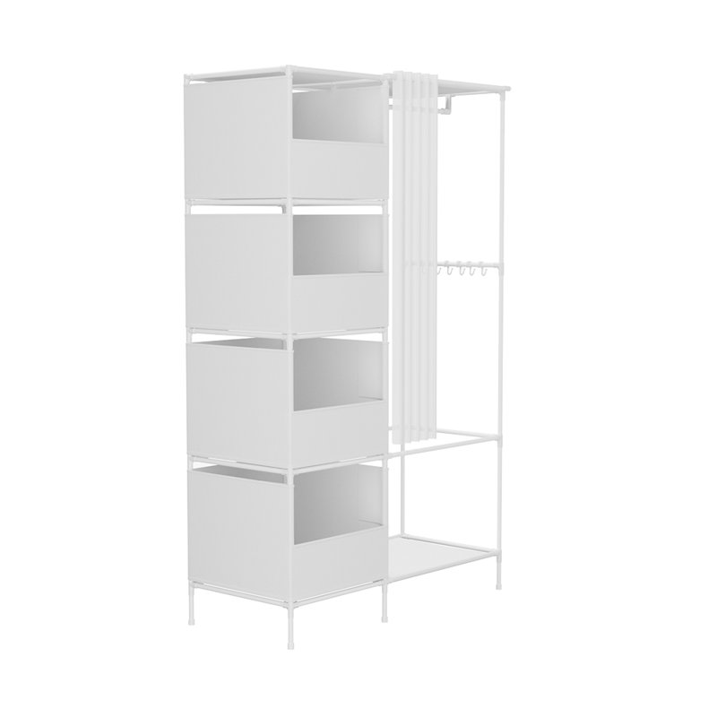 105cm Clothing Rack, White